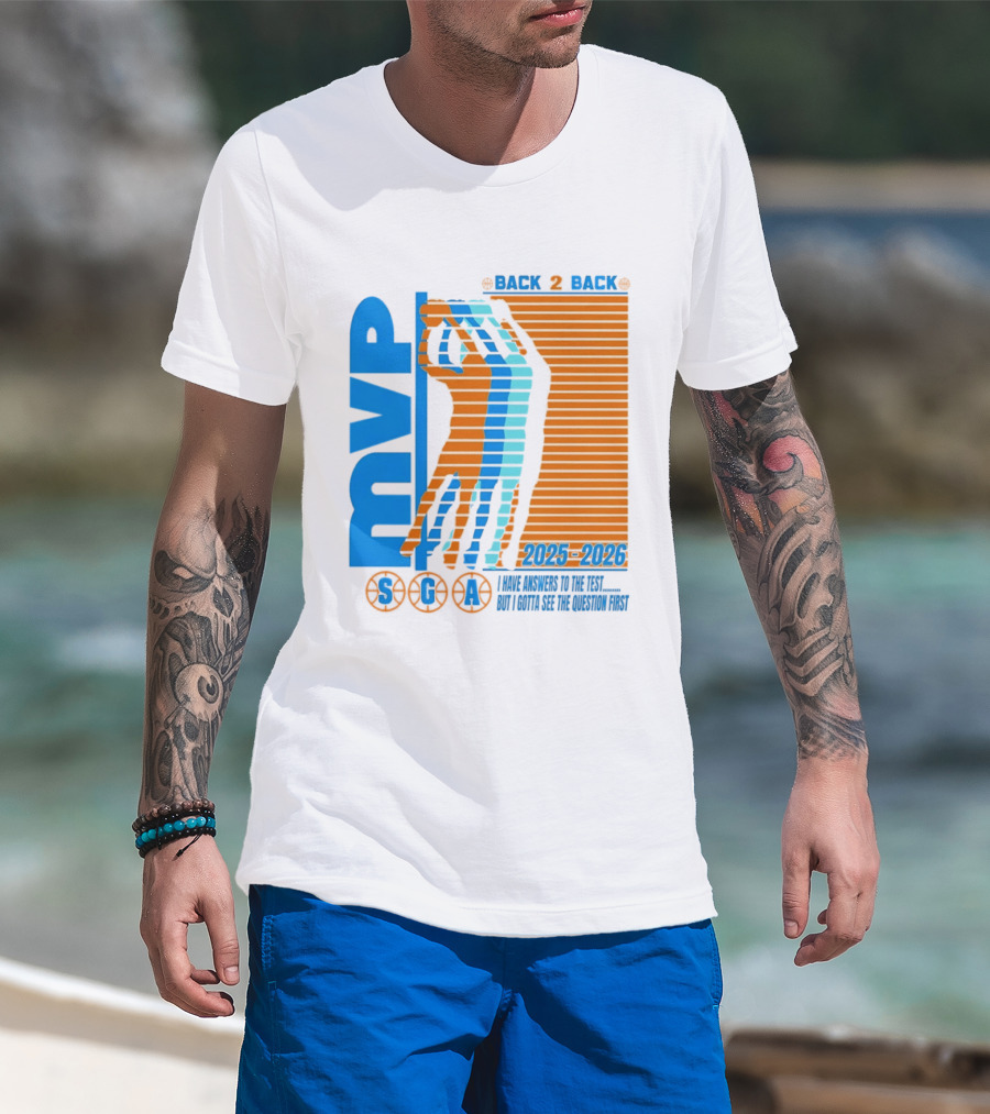MVP Back 2 Back 2025 2026 SGA T-Shirt