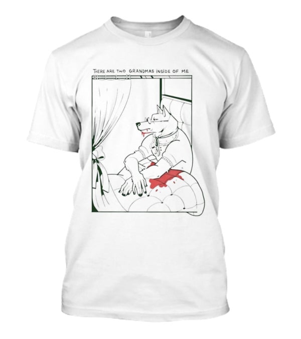 Wolf There Are Two Grandmas Inside Of Me T-Shirt