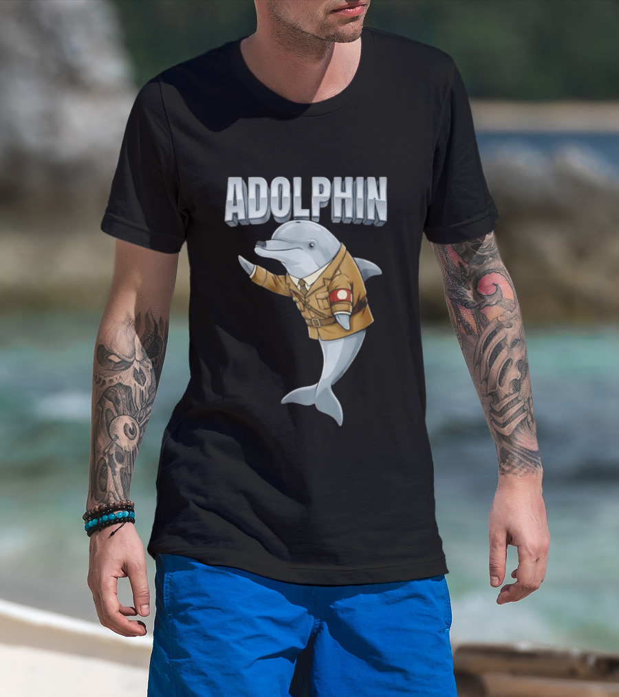 Adolphin Adolf Hitler Dolphin T-Shirt