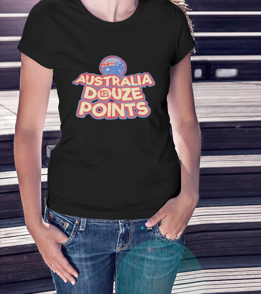 Australia Douze 12 Points Flag Circle Stars T-Shirt