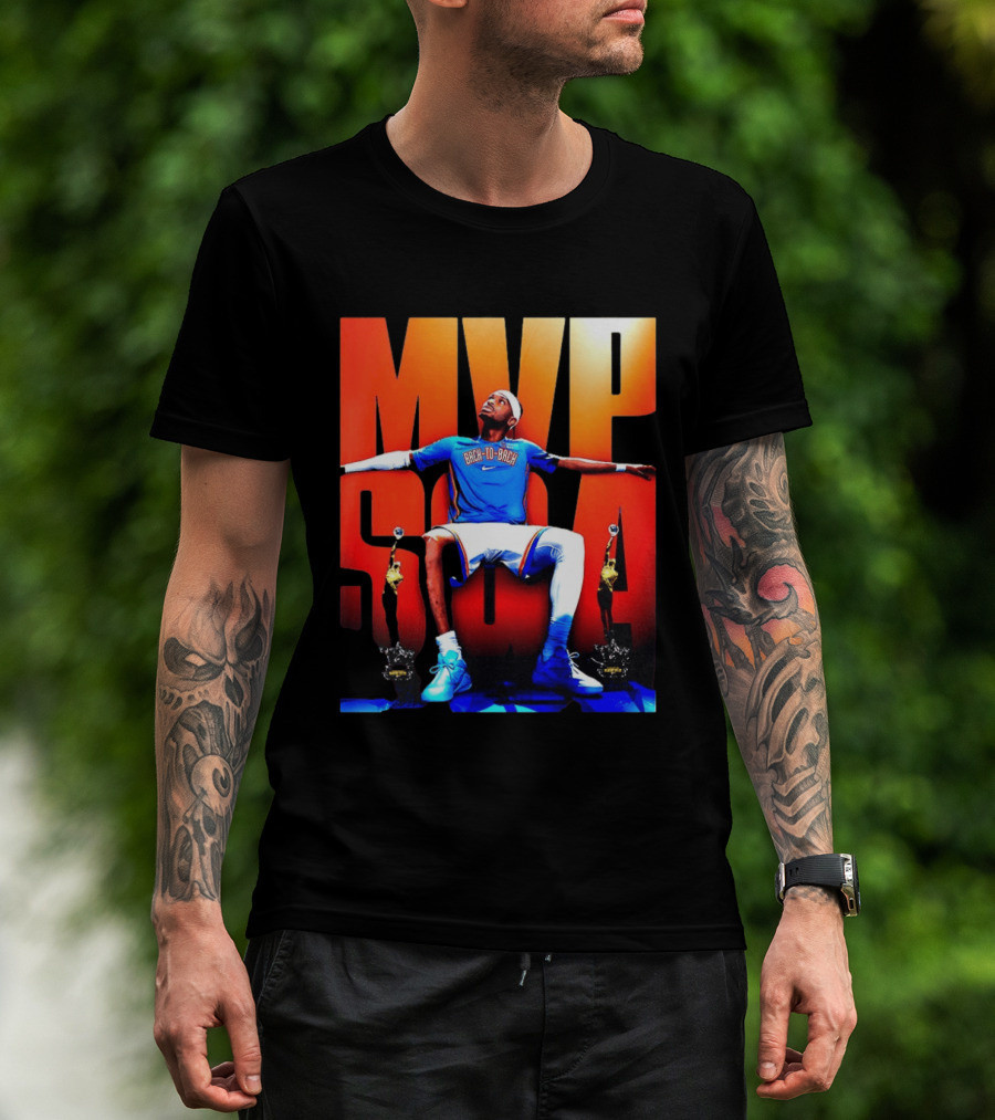 Back To Back MVP Shai Gilgeous Alexander 2026 SGA NBA T-Shirt