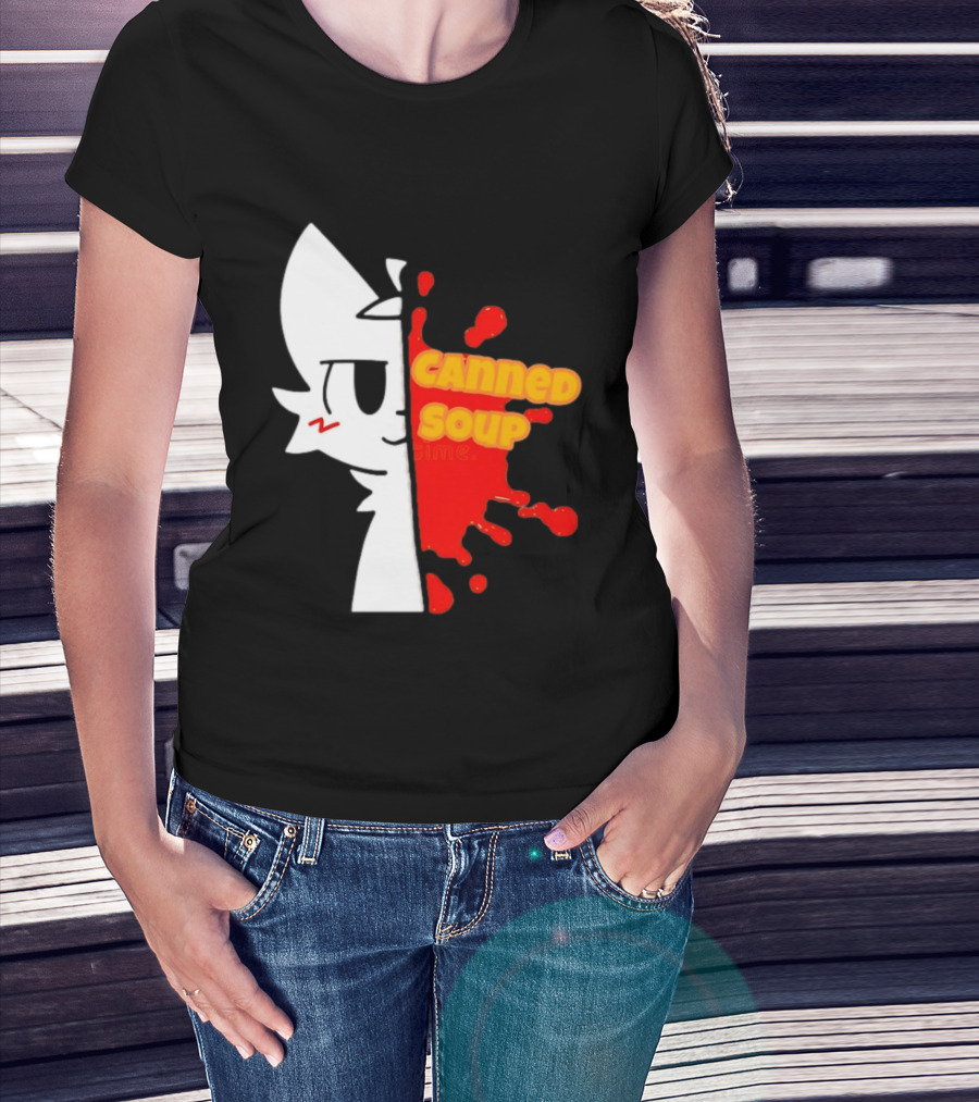 Boykisser Meme Canned Soup Splatter T-Shirt