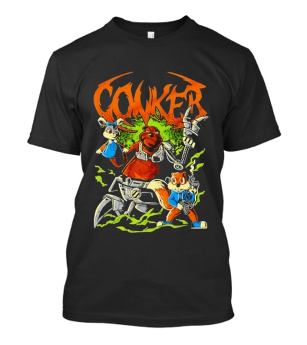 Conker Conquer The Day Robo Rabbit Duo Adventure T-Shirt
