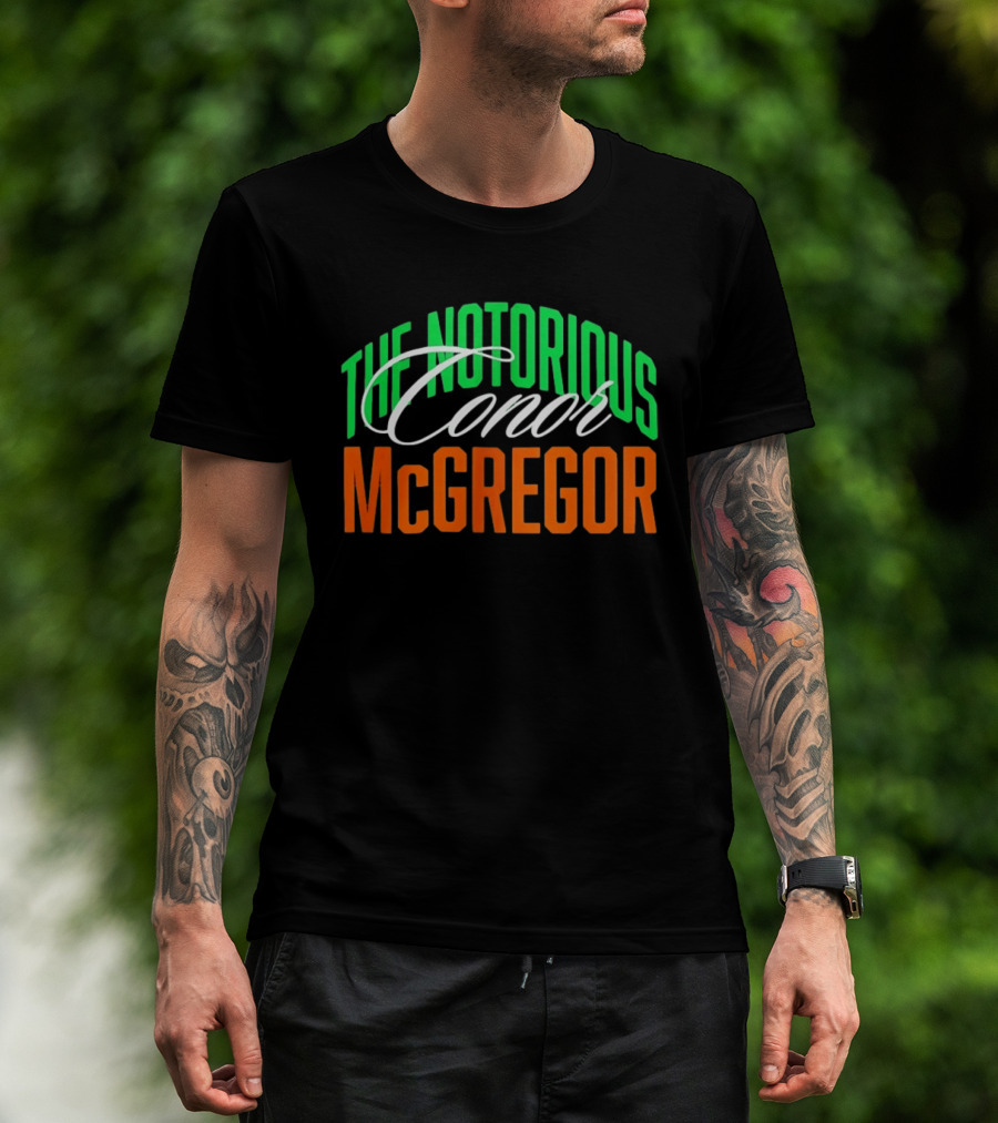 Conor McGregor The Notorious Ireland Flag T-Shirt