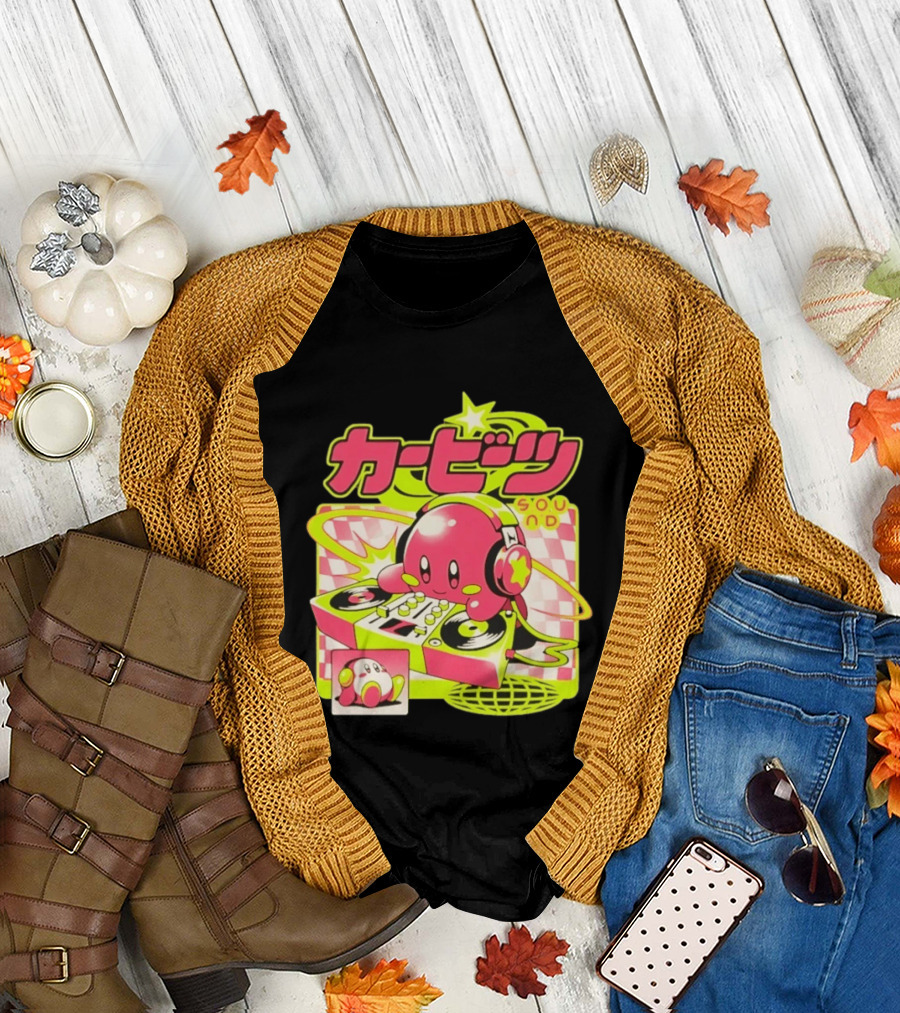 Kirby DJ beats T-Shirt