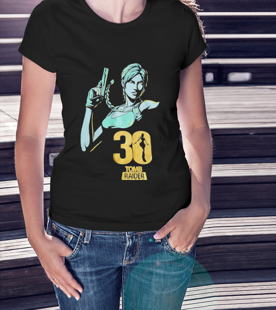 Lara Croft 30 Years Tomb Raider Anniversary T-Shirt