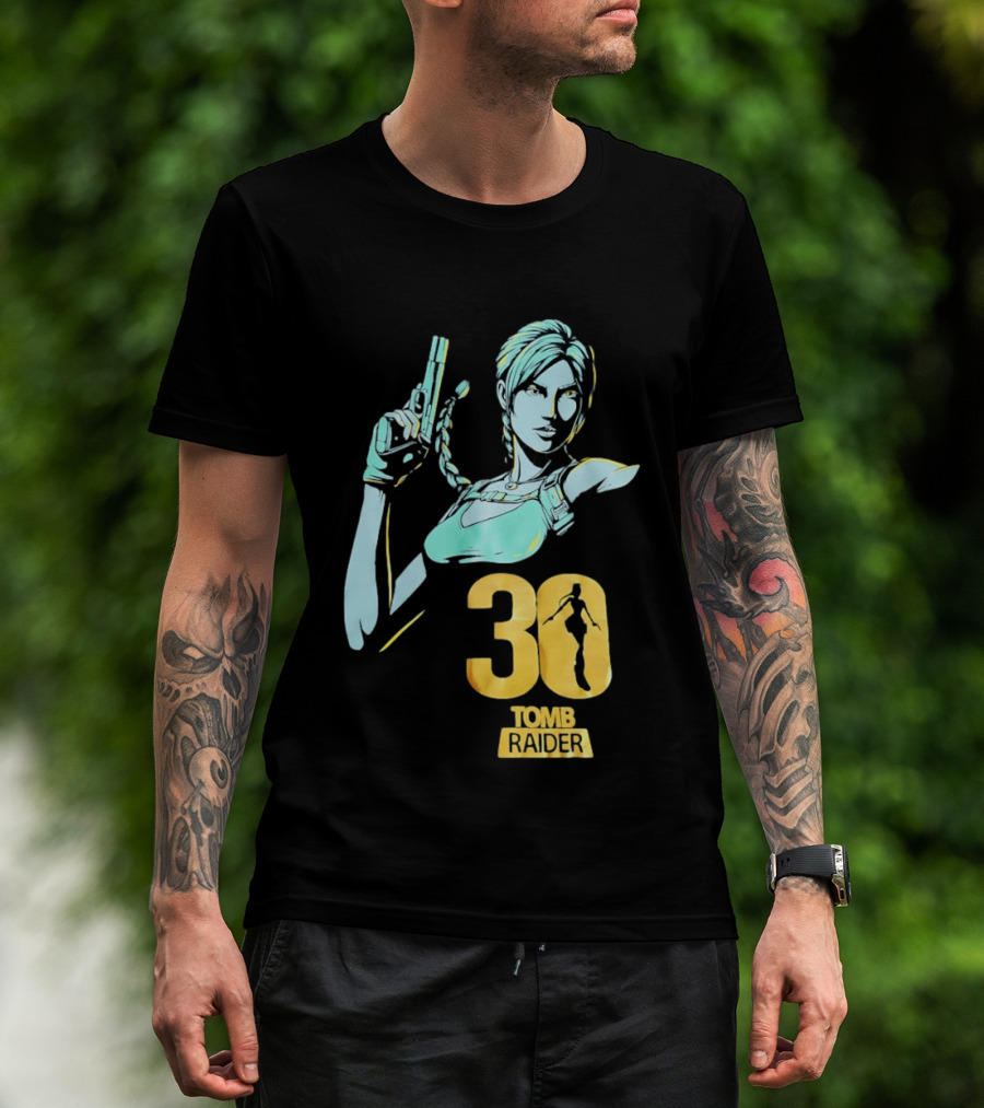 Lara Croft 30 Years Tomb Raider Anniversary T-Shirt