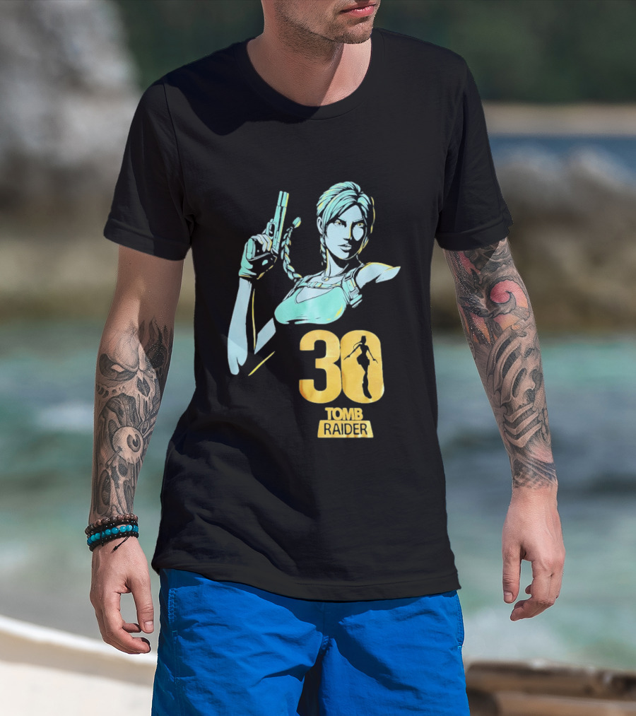 Lara Croft 30 Years Tomb Raider Anniversary T-Shirt