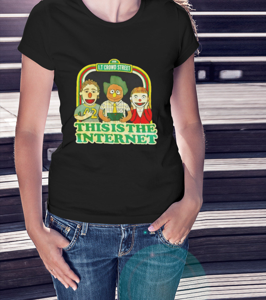 The IT Crowd Street This Is The Internet 0118 Muppet T-Shirt
