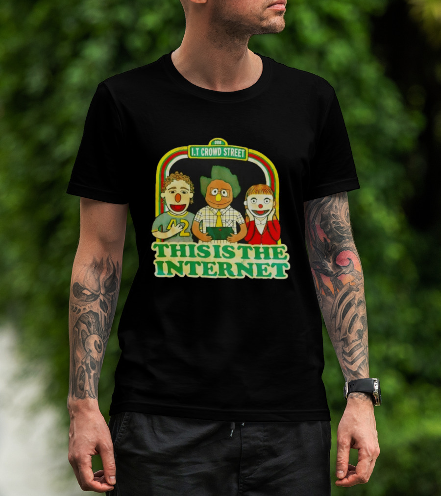 The IT Crowd Street This Is The Internet 0118 Muppet T-Shirt