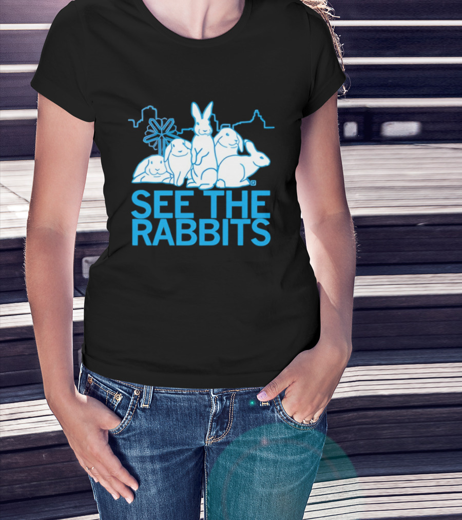 See The Rabbits Blue Bunny T-Shirt