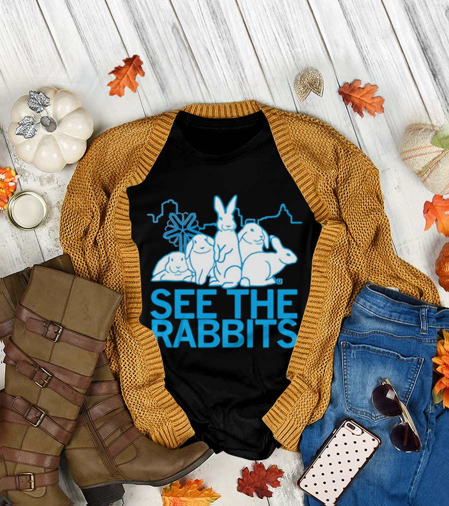 See The Rabbits Blue Bunny T-Shirt