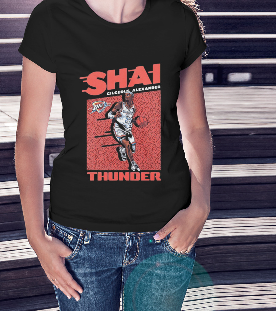OKC Thunder Shai Gilgeous Alexander 2 Basketball MVP T-Shirt