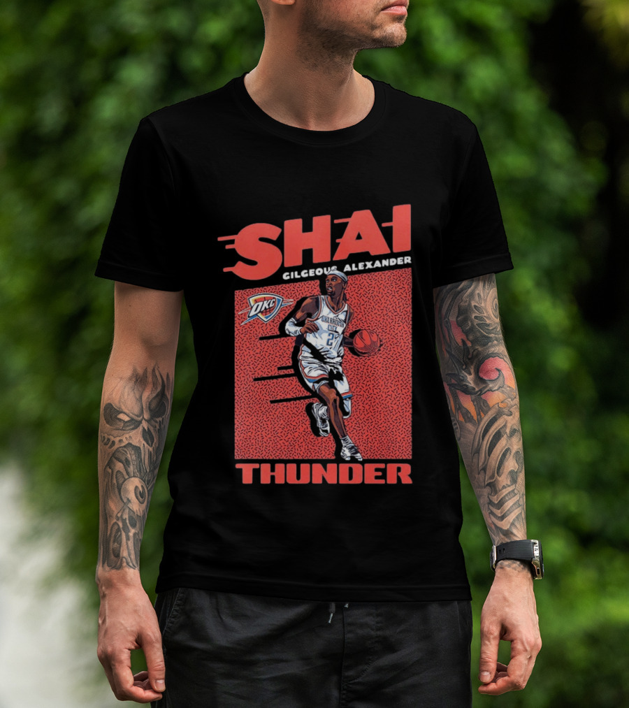 OKC Thunder Shai Gilgeous Alexander 2 Basketball MVP T-Shirt