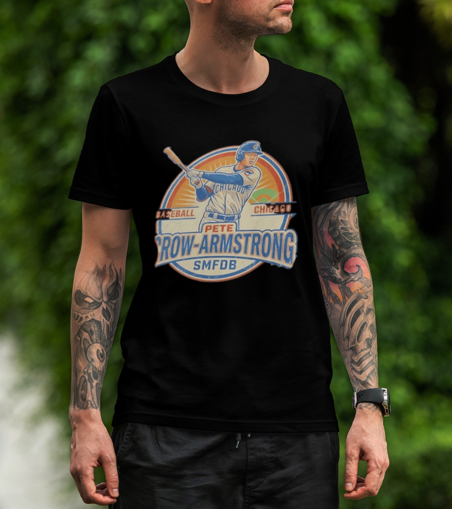Pete Crow Armstrong Baseball Chicago Cubs SMFDB T-Shirt