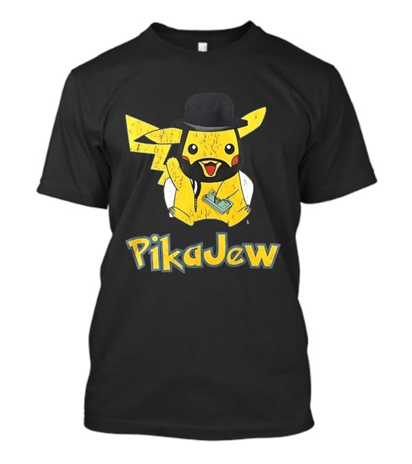PikaJew And Niggachu Pokemon T-Shirt