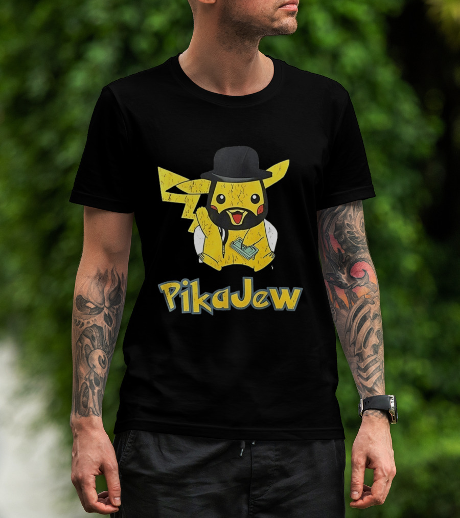 PikaJew And Niggachu Pokemon T-Shirt