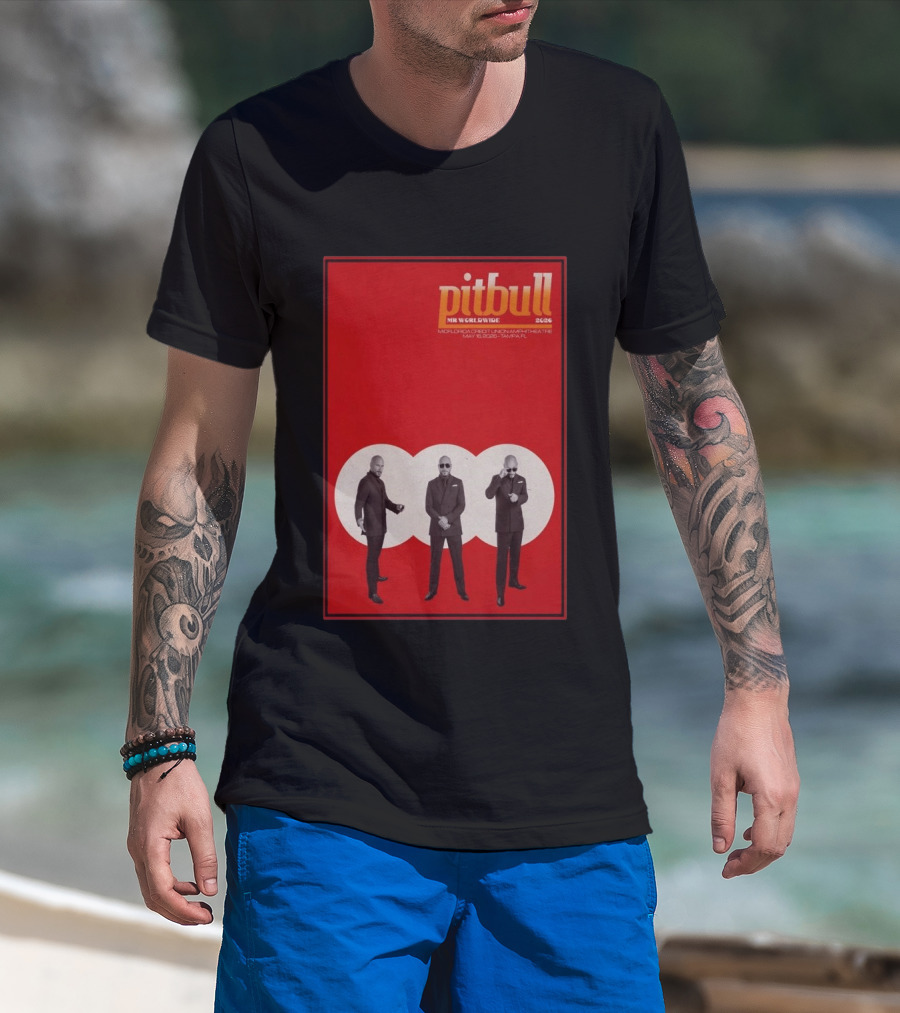 Pitbull Mr. Worldwide 2026 Midflorida Credit Union Amphitheatre May 16 Tampa FL T-Shirt