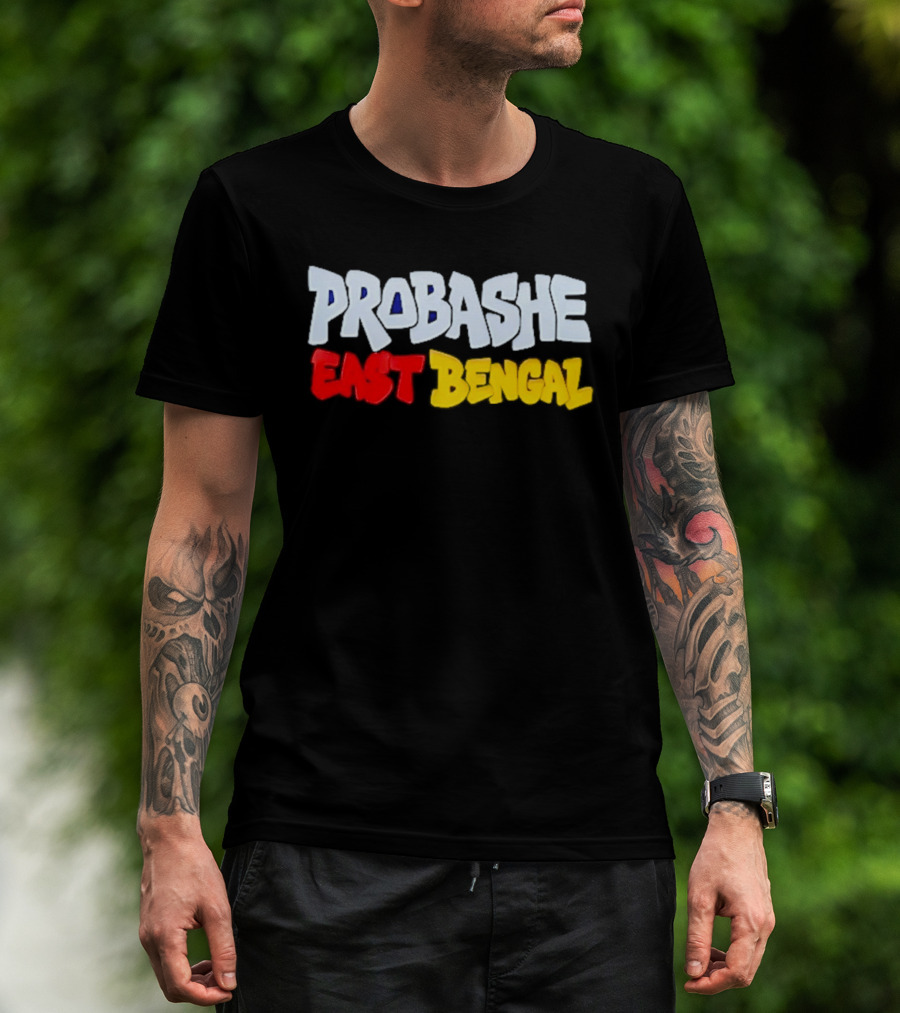 Probashe East Bengal Football Club Supporter T-Shirt