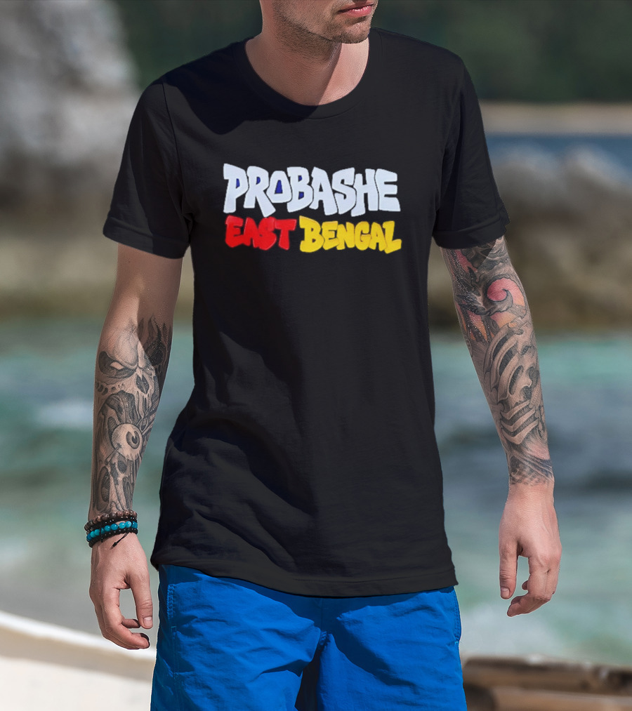 Probashe East Bengal Football Club Supporter T-Shirt