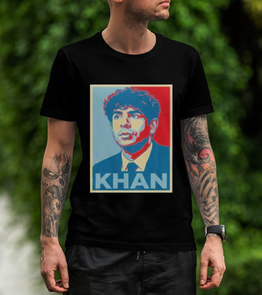 Tony Khan Hope Style Portrait KHAN T-Shirt