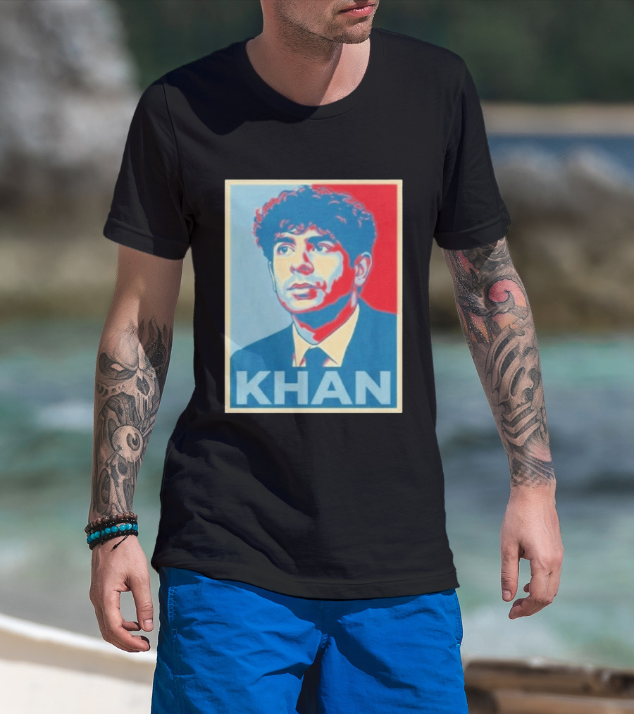 Tony Khan Hope Style Portrait KHAN T-Shirt