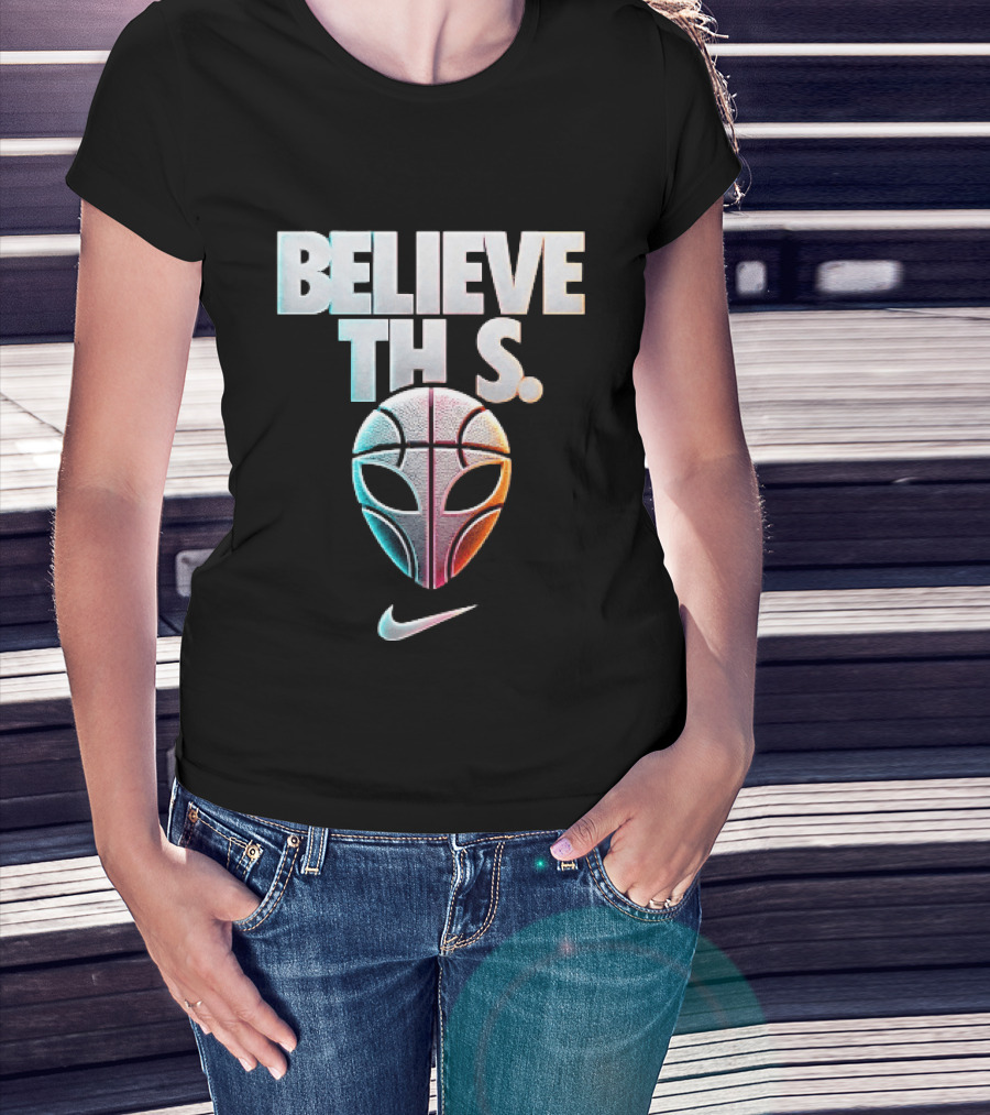 Victor Wembanyama San Antonio Spurs Believe This Alien Basketball Nike T-Shirt