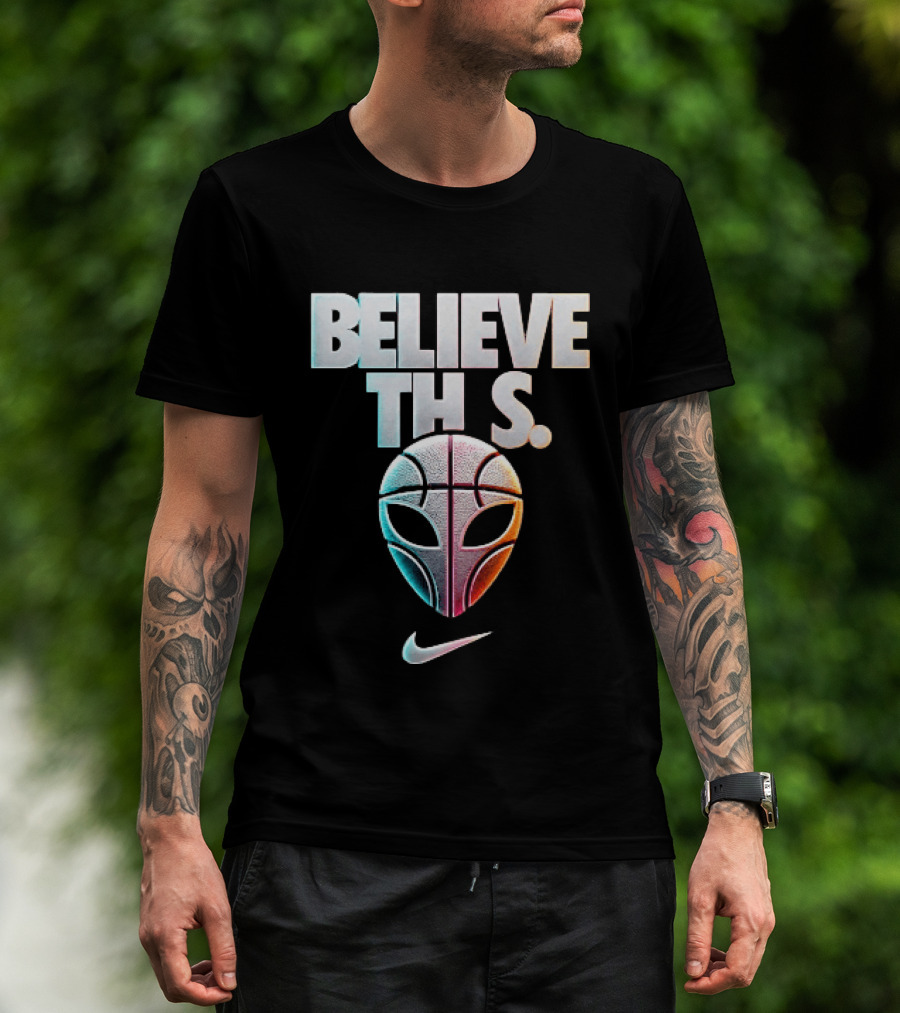 Victor Wembanyama San Antonio Spurs Believe This Alien Basketball Nike T-Shirt