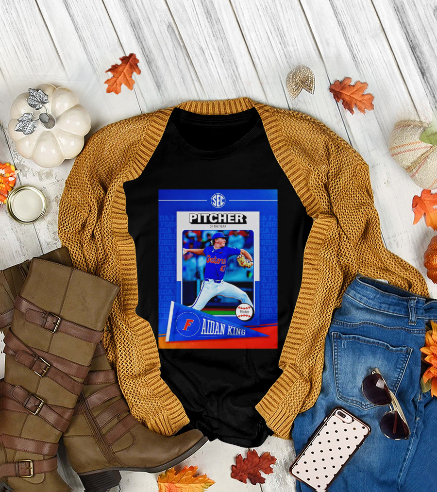 SEC Florida Gators Aidan King Pitcher of the Year 2026 T-Shirt