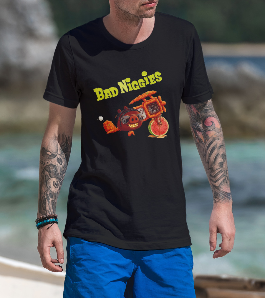 Bad Niggies Angry Birds T-Shirt