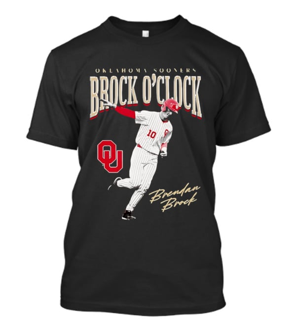 Brendan Brock Oklahoma Sooners Brock O' Baseball T-Shirt