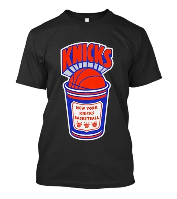 New York Knicks Basketball Orange Cup Knicks T-Shirt