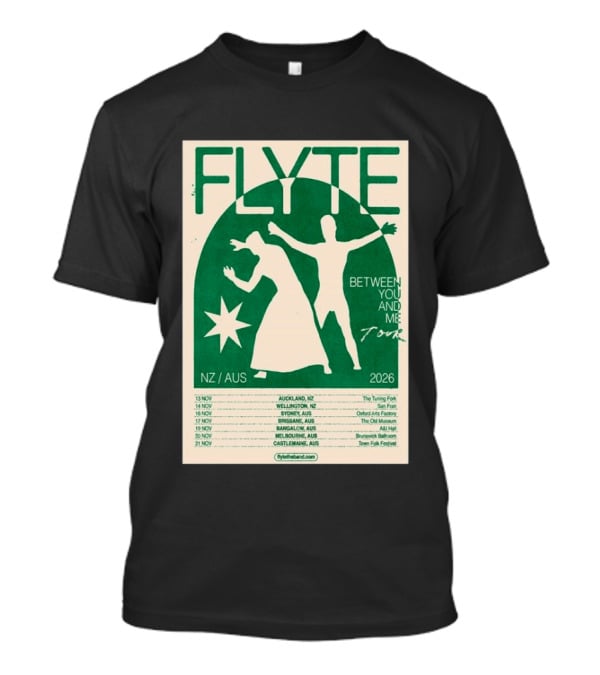 Flyte Between You And Me Tour NZ AUS 2026 T-Shirt