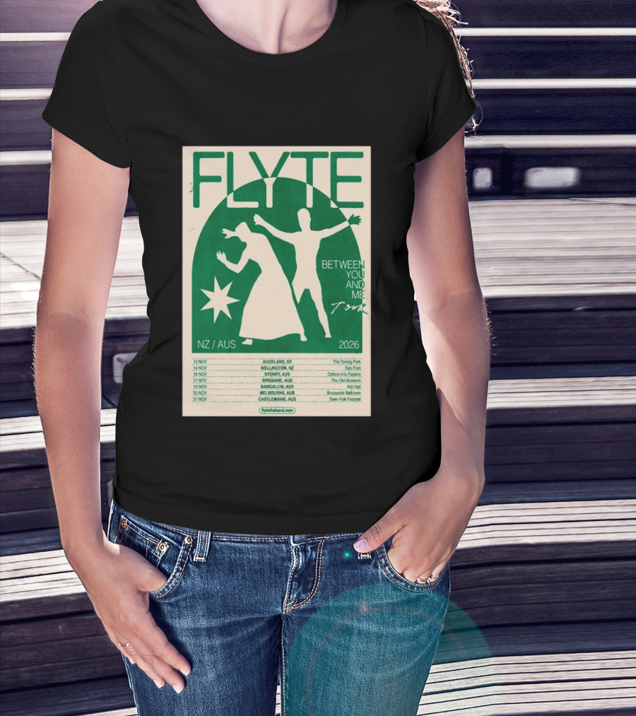 Flyte Between You And Me Tour NZ AUS 2026 T-Shirt