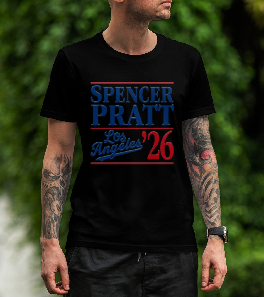 Spencer Pratt Los Angeles 2026 Mayor Election Campaign T-Shirt