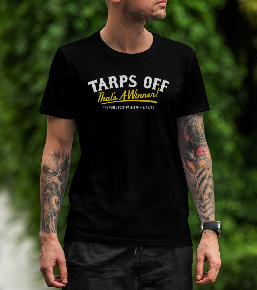 Tarps Off That's A Winner Yadi Pujols Walk Off 8/18/20 T-Shirt