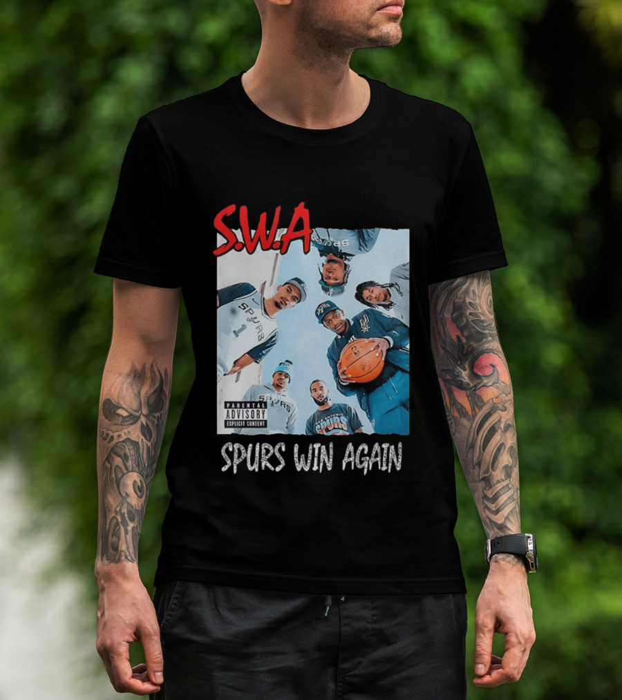 SWA Spurs Win Again San Antonio Spurs Straight Outta Compton T-Shirt