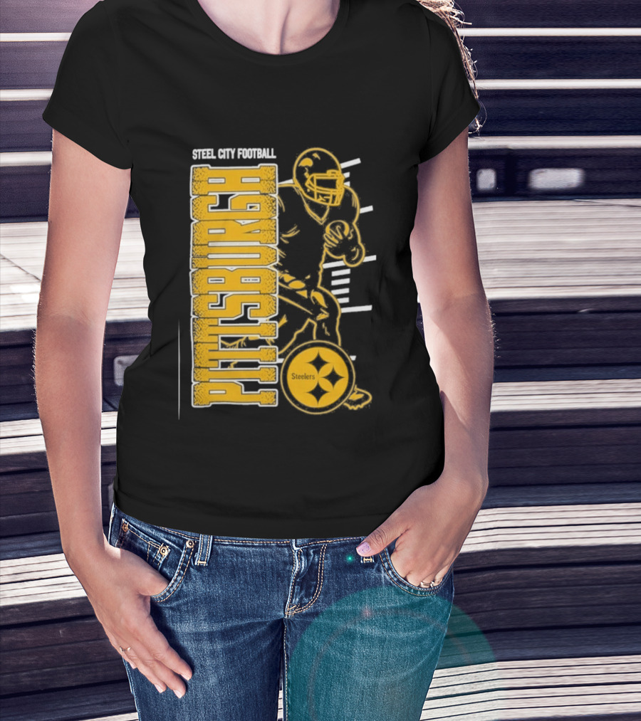 Steel City Football Pittsburgh Steelers Train T-Shirt