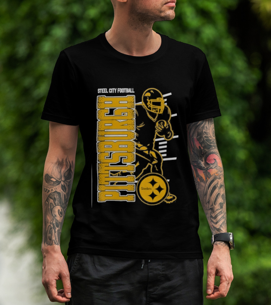 Steel City Football Pittsburgh Steelers Train T-Shirt