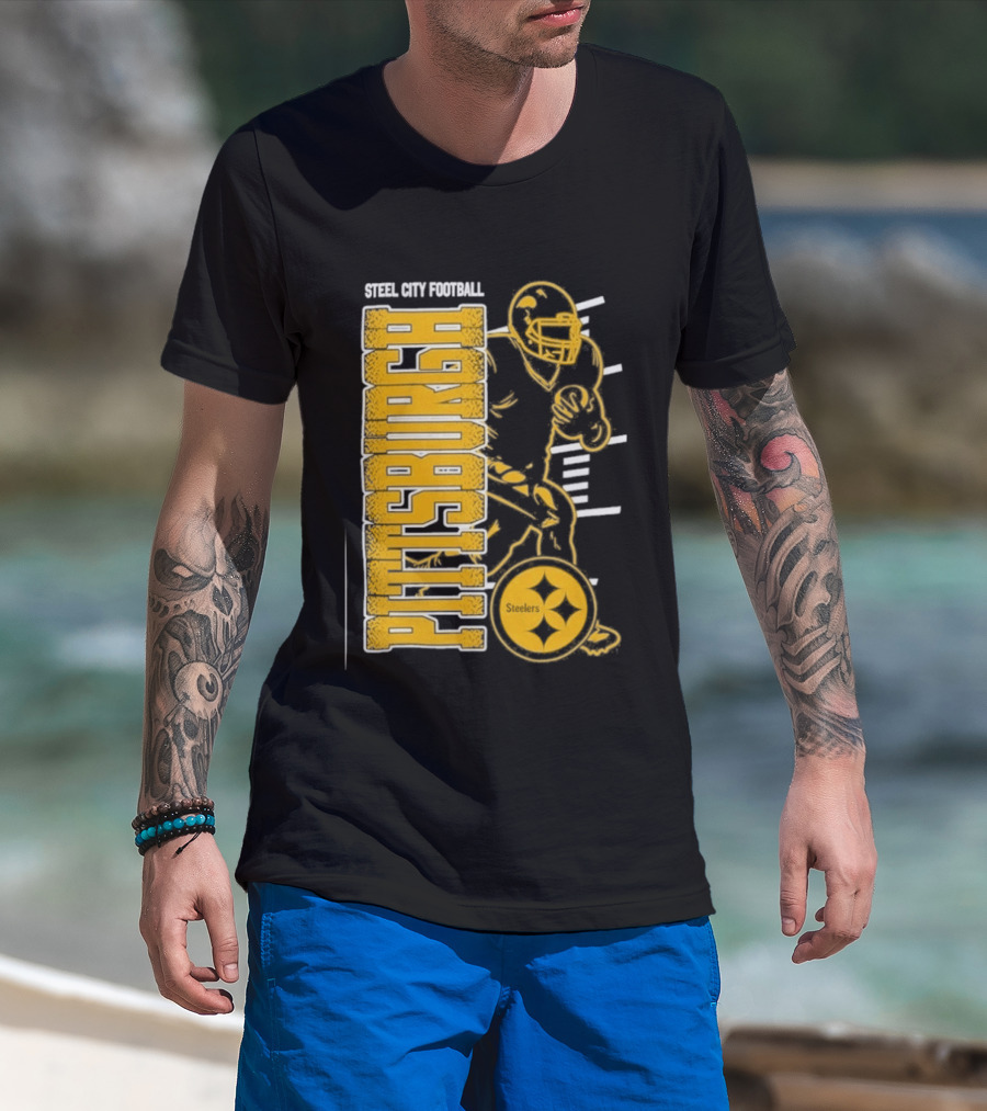 Steel City Football Pittsburgh Steelers Train T-Shirt