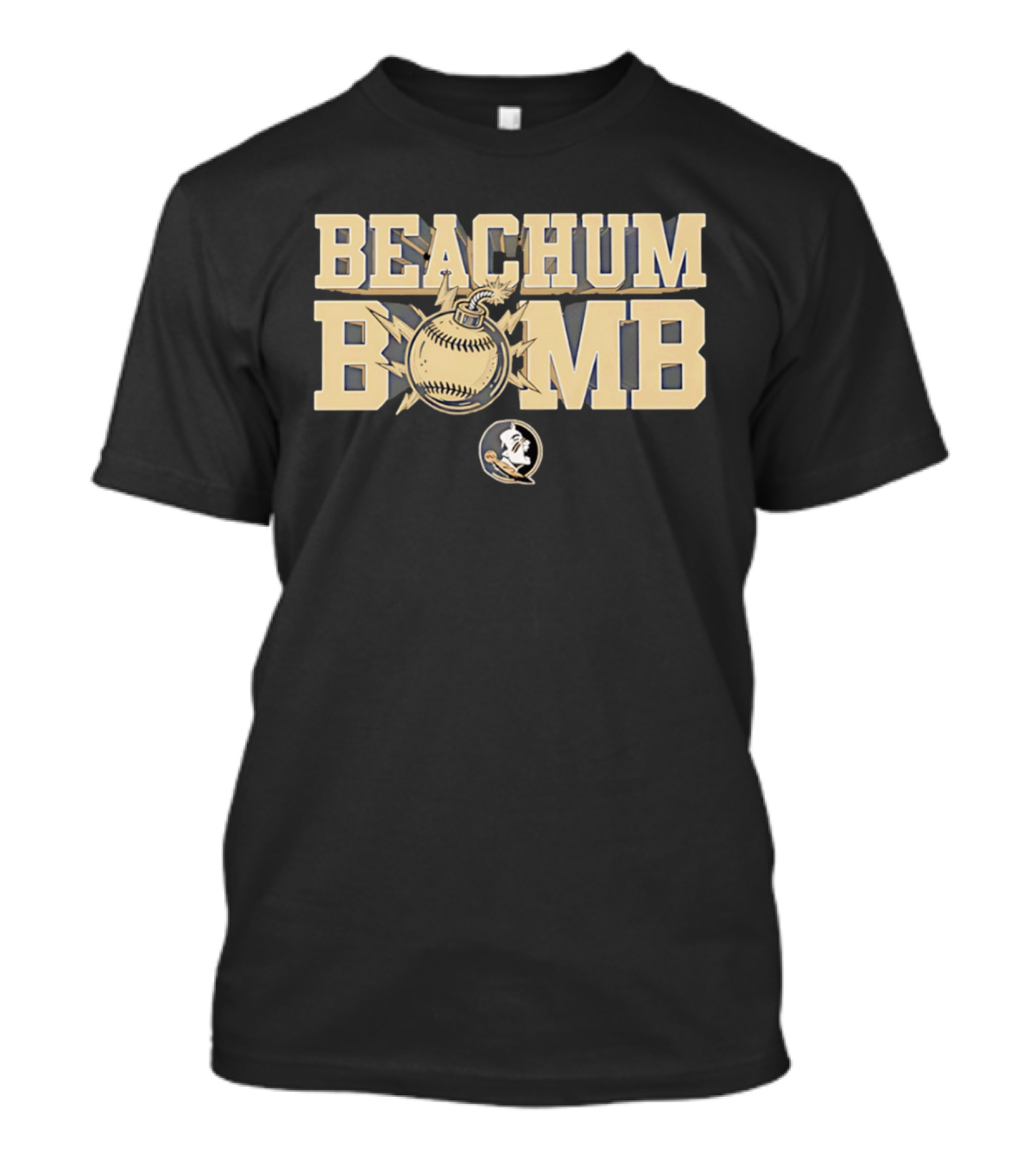 Beachum Bomb Baseball With Florida State Seminole T-Shirt