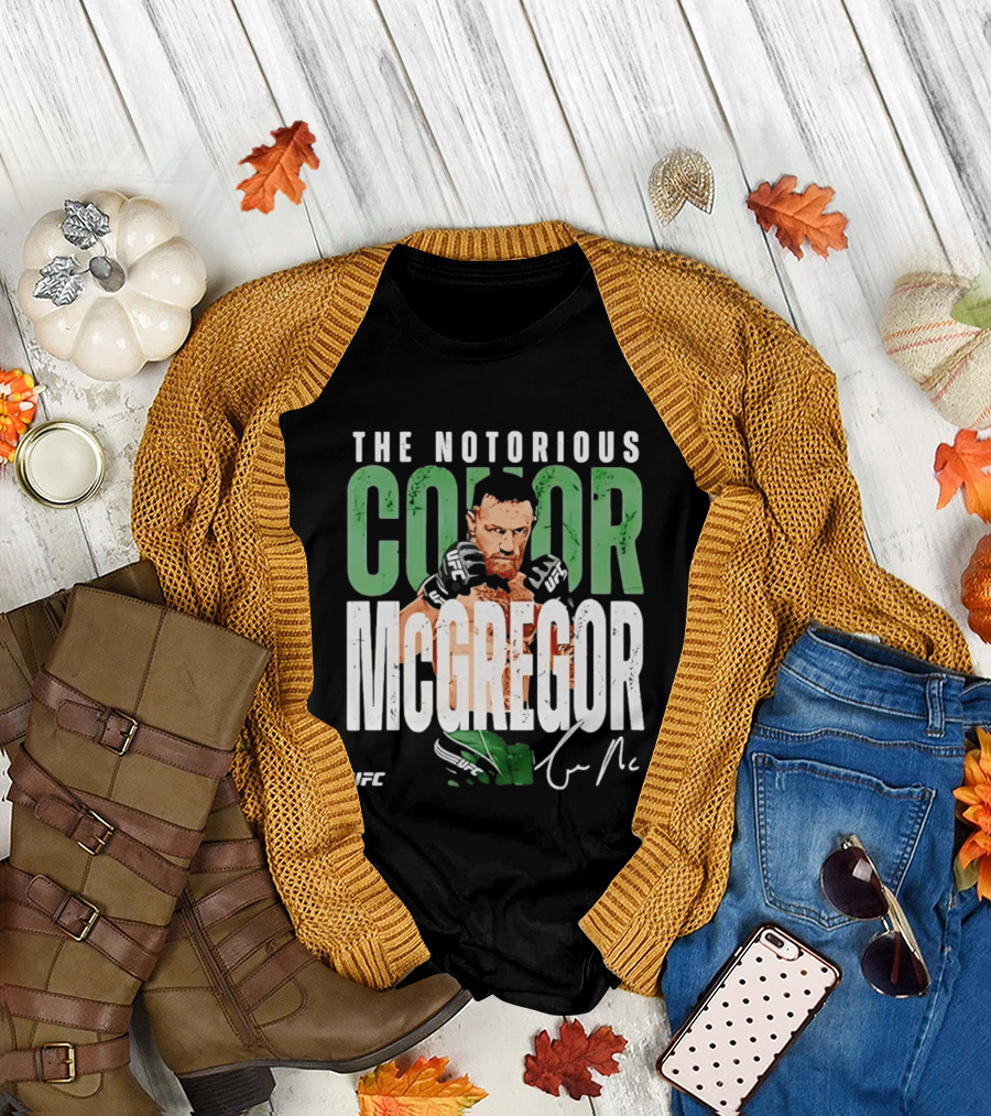 The Notorious Conor McGregor UFC Fighter Signature T-Shirt