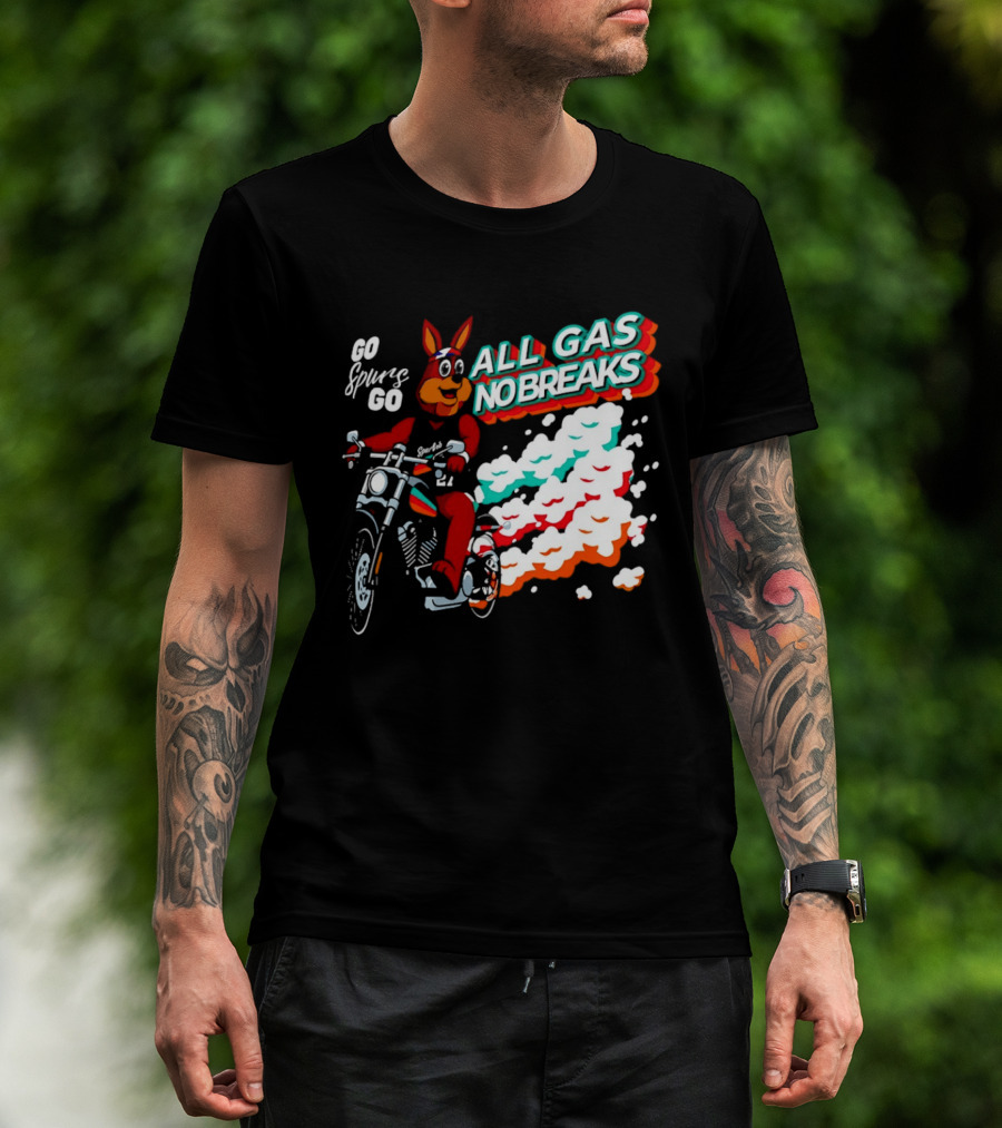 San Antonio Spurs Coyote Go Spurs Go All Gas No Breaks T-Shirt