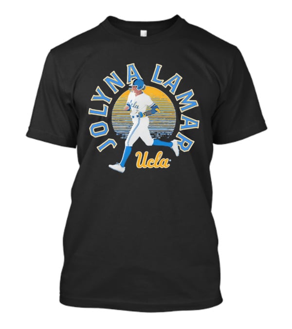 Jolyna Lamar UCLA Baseball Retro Sunset T-Shirt