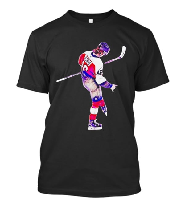 Trevor Zegras 46 Anaheim Ducks Hockey Celebration T-Shirt