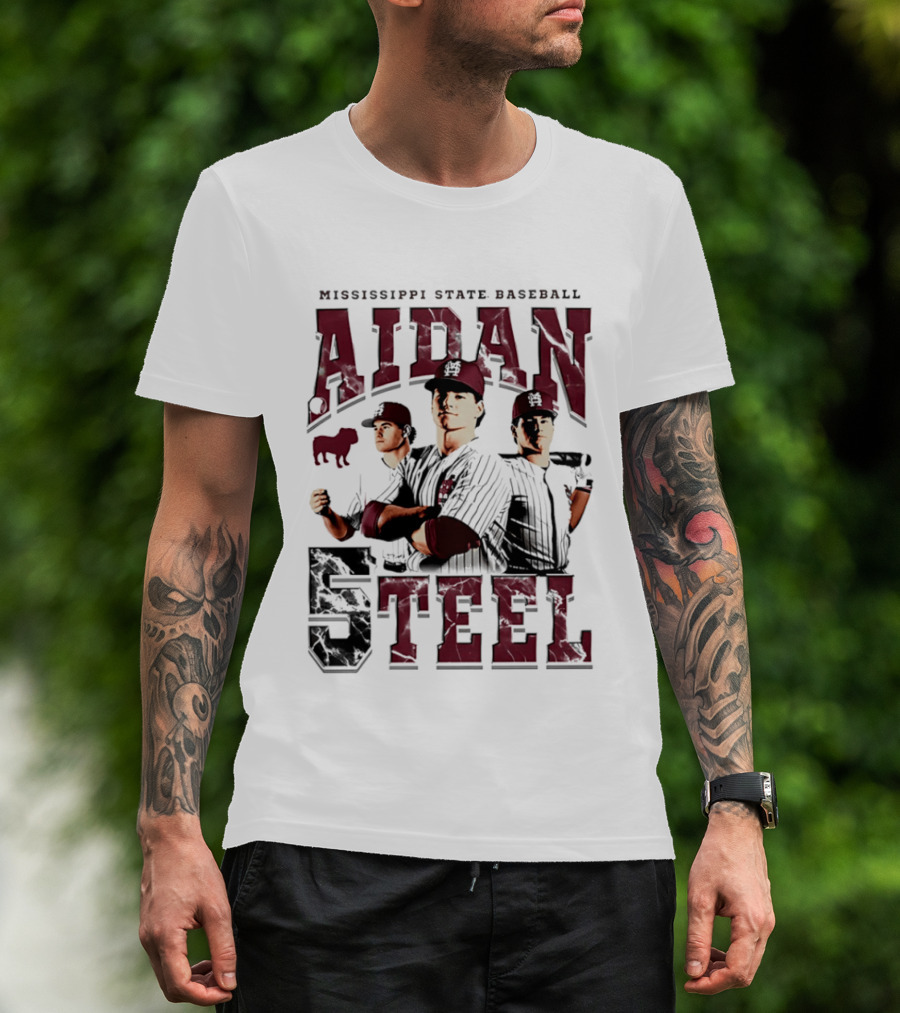 Mississippi State Baseball Aidan Teel 5 T-Shirt