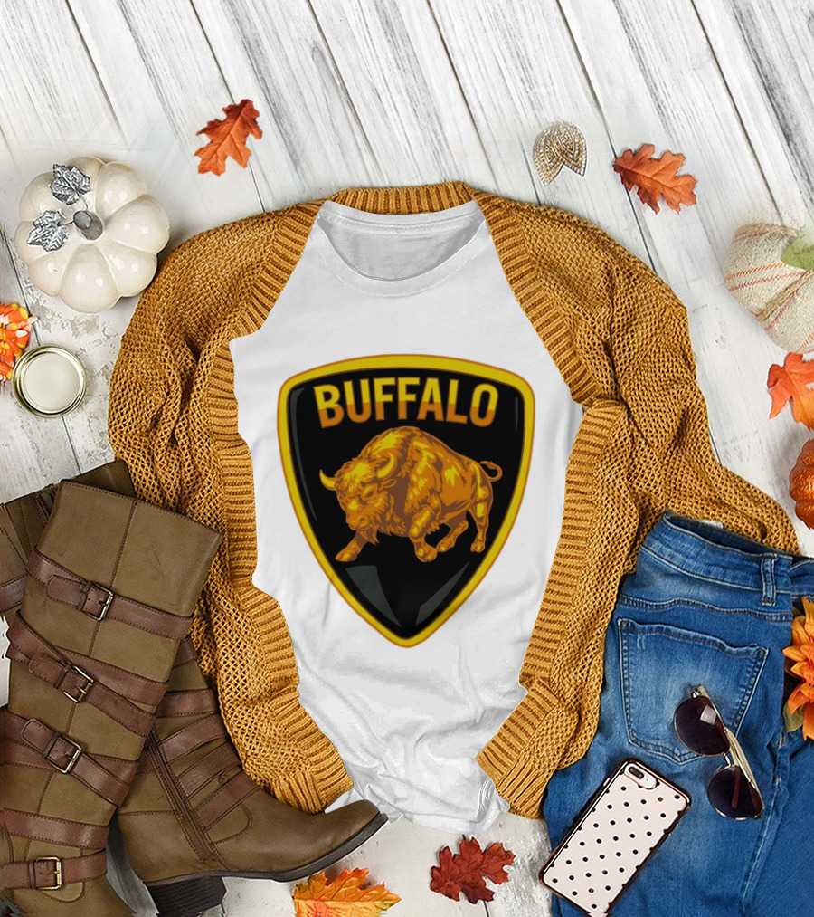 Buffalo Bison Emblem Buffalorghini T-Shirt