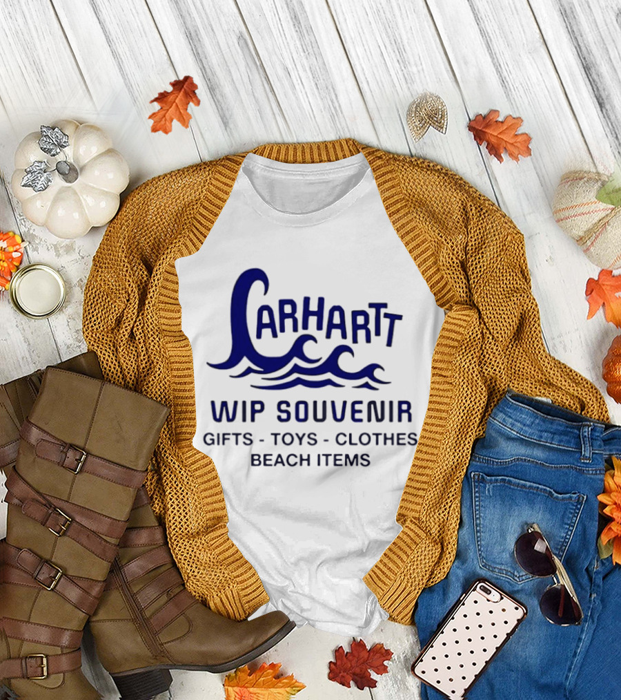 Carhartt WIP Souvenir Beach Items Gifts Toys Clothes Waves T-Shirt