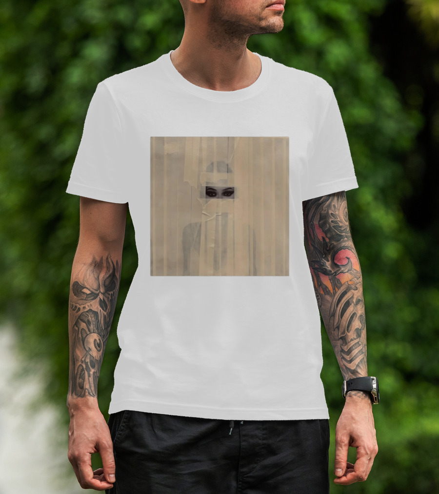 Habibti Drake 2026 Album Cover Mysterious Eyes Behind Curtains T-Shirt