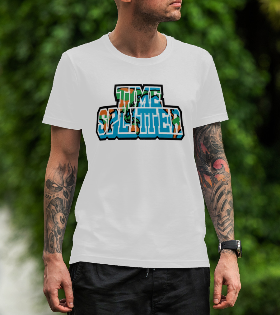 Kushida The Real IC Grappler Time Splitter World Map T-Shirt